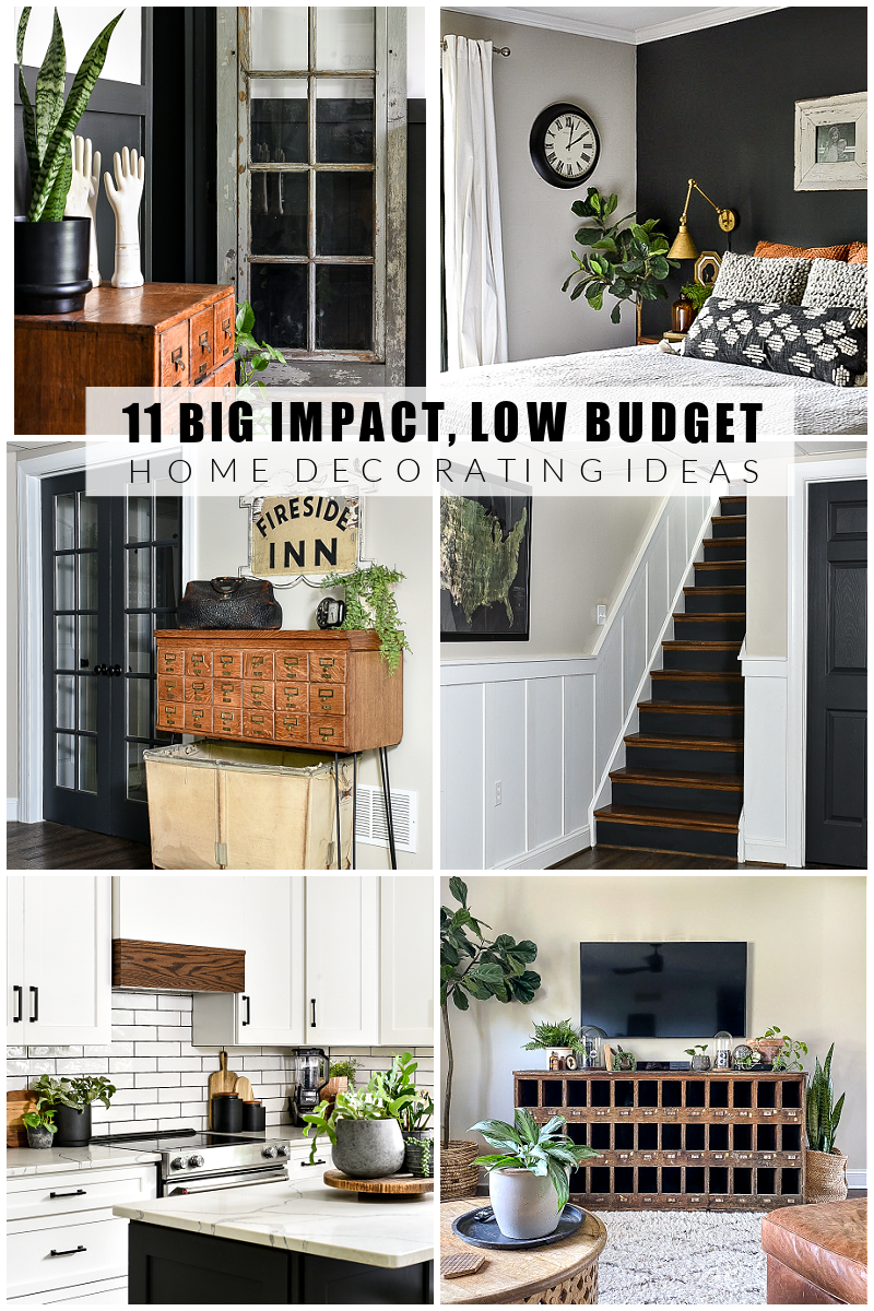 Big Impact, Low Budget Home Decorating Ideas